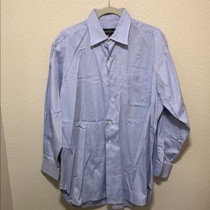 Robert Talbott Men's Light Blue Dress Shirt Size L
